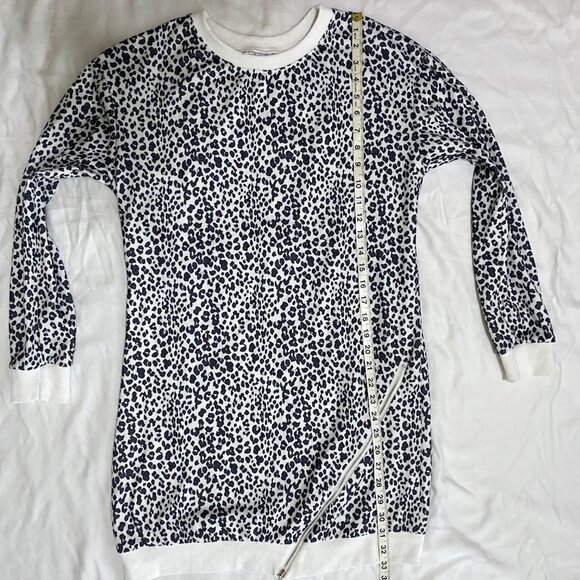 BTFBM Leopard Print Sweatshirt Dress Size Medium - Picture 8 of 12